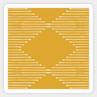 Geo (Mustard Yellow) Sticker